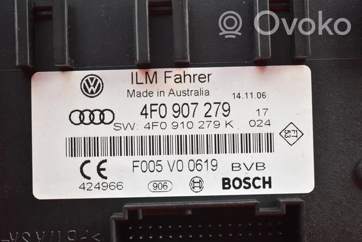 Audi A6 Allroad C6 Unité de commande, module ECU de moteur 4F0907279