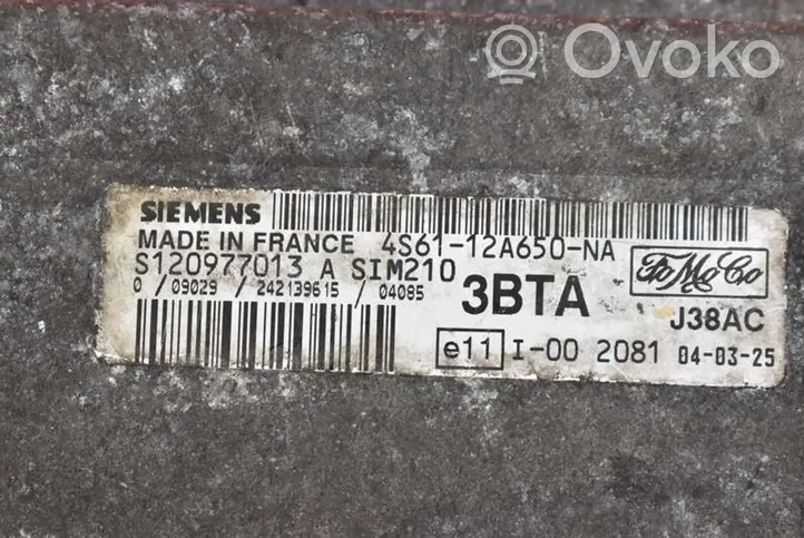 Ford Fusion Motora vadības bloka ECU 4S61-12A650-NA