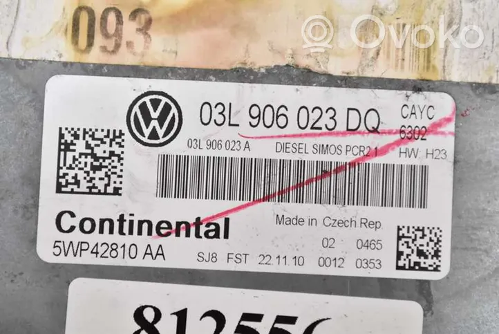 Volkswagen Golf Plus Motora vadības bloka ECU 03L906023DQ