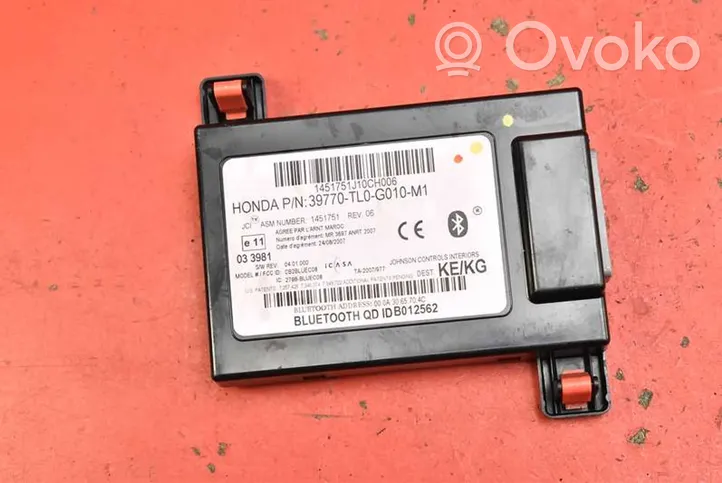 Honda Accord Komputer / Sterownik ECU silnika 39770-TL0--G010-