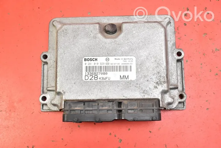 Fiat Ducato Unité de commande, module ECU de moteur 1336827080