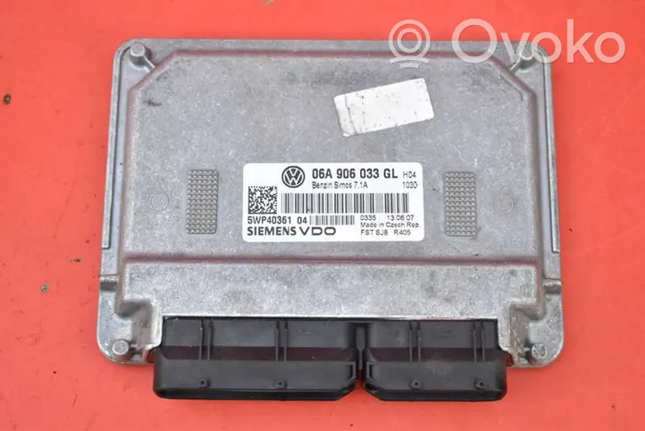 Volkswagen Golf V Unité de commande, module ECU de moteur 06A906033GL