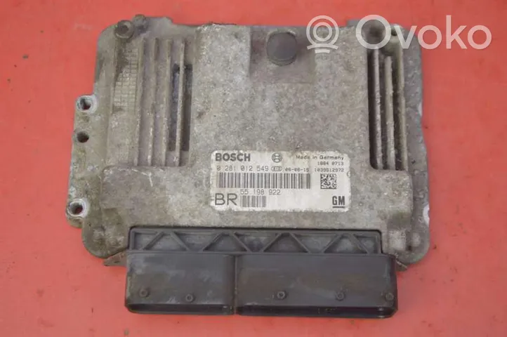 Opel Astra H Komputer / Sterownik ECU silnika 