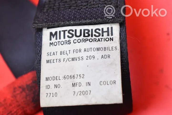 Mitsubishi Outlander Front seatbelt 606440300