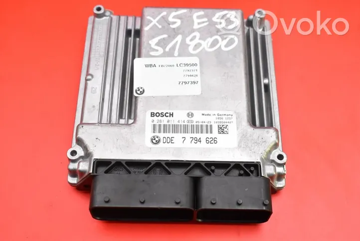 BMW X5 E53 Centralina/modulo motore ECU 7794626