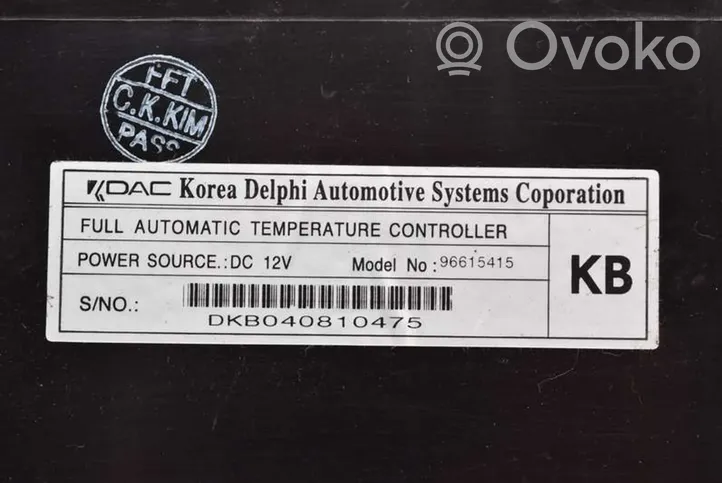 Chevrolet Lacetti Panel klimatyzacji 96615415