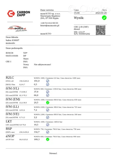 KIA Sorento Purkštukas (-ai) (forsunkė (-ės) 33800-4A110