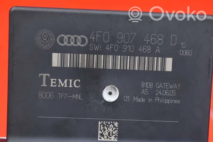 Audi A6 Allroad C5 Unité de commande, module ECU de moteur 4F0907468D