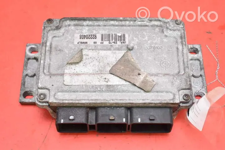 Peugeot 607 Unité de commande, module ECU de moteur 9660942580