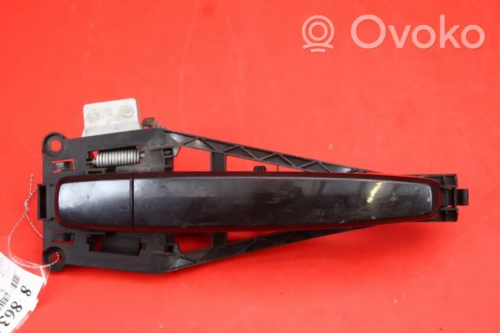 Opel Astra H Klamka zewnętrzna drzwi przednich 24463524