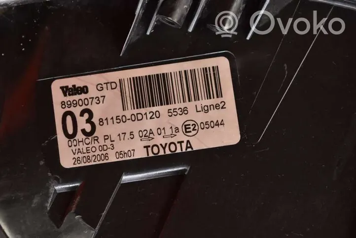 Toyota Yaris Priekinis žibintas 89900737