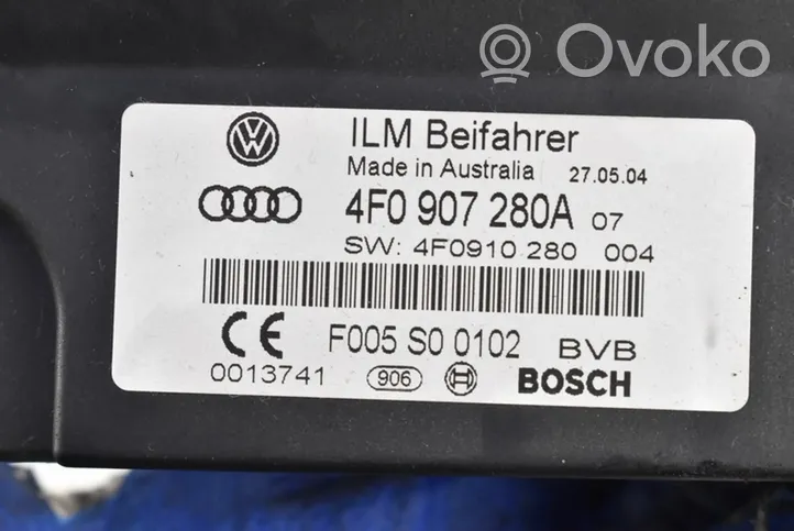 Audi A6 Allroad C5 Unité de commande, module ECU de moteur 4F0907280A