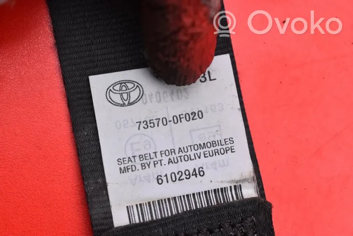 Toyota Corolla Verso E110 Ceinture de sécurité avant 73570-0F020