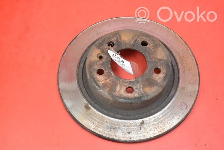 Opel Zafira C Rear brake disc 