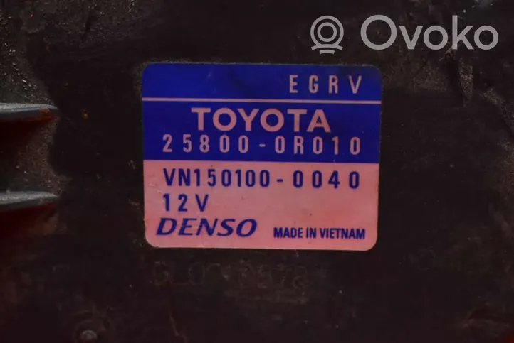 Toyota Avensis Verso Soupape vanne EGR 25800-0R010