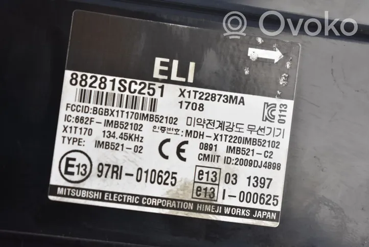 Subaru Forester SH Centralina/modulo motore ECU 88281SC251