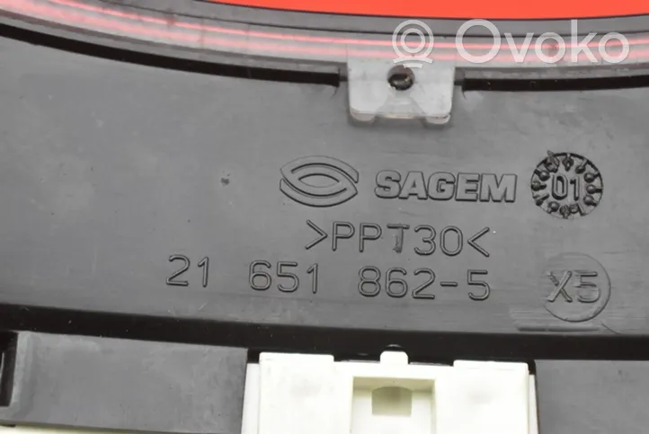Peugeot 307 Compteur de vitesse tableau de bord P9636708880E