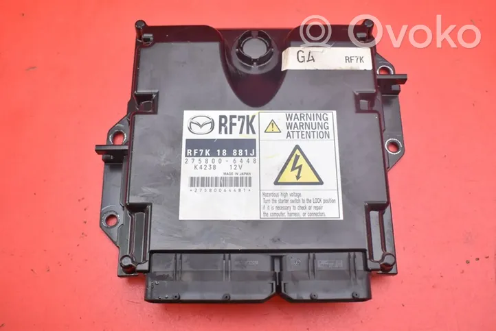 Mazda 6 Unité de commande, module ECU de moteur 275800-6448