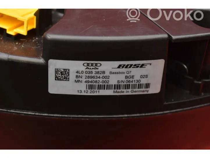 Audi Q7 4L Громкоговоритель низкой частоты 4L0035382B