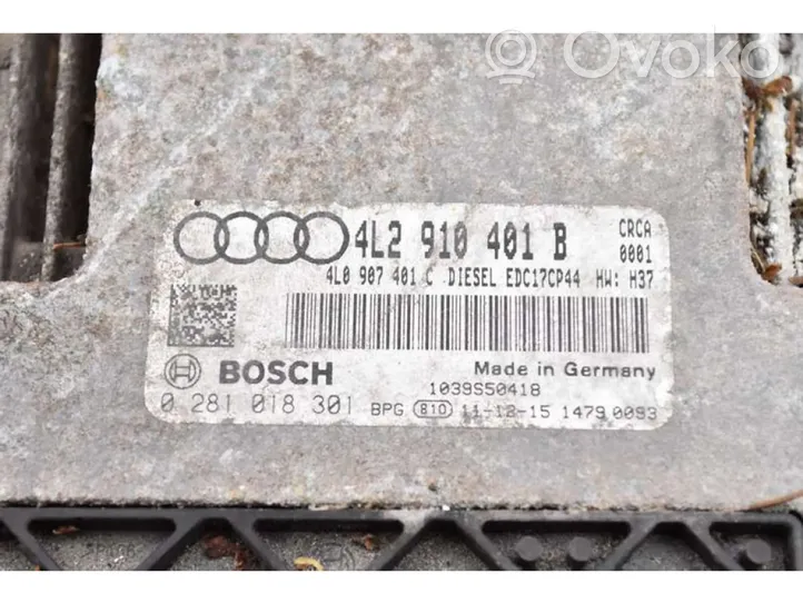 Audi Q7 4L Unité de commande, module ECU de moteur 4L2910401B