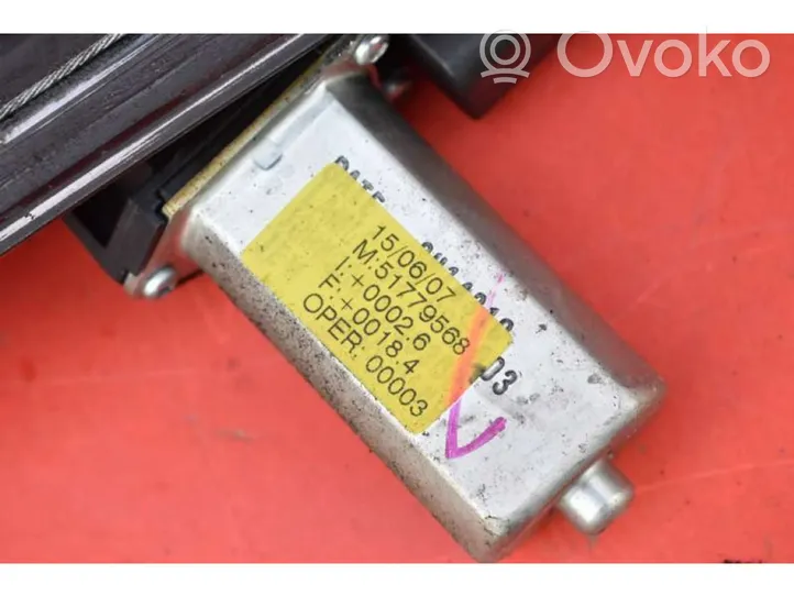 Fiat Bravo Priekšpusē elektriskā loga pacelšanas mehānisma komplekts 51779568