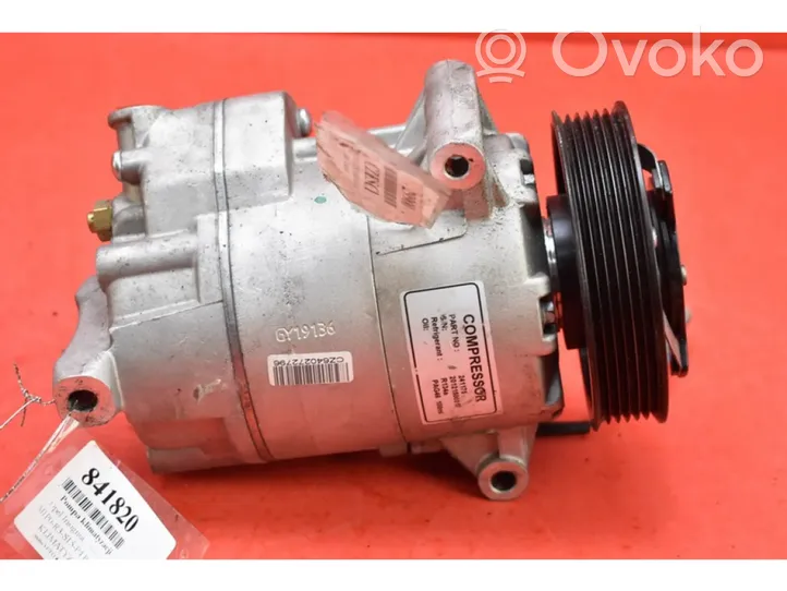 Opel Insignia A Air conditioning (A/C) compressor (pump) 241175