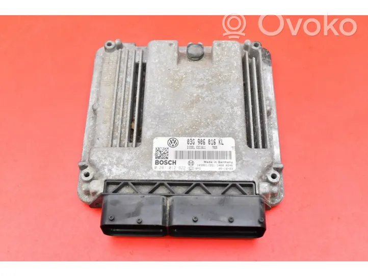 Seat Altea XL Блок управления двигателем ECU 03G906016KL