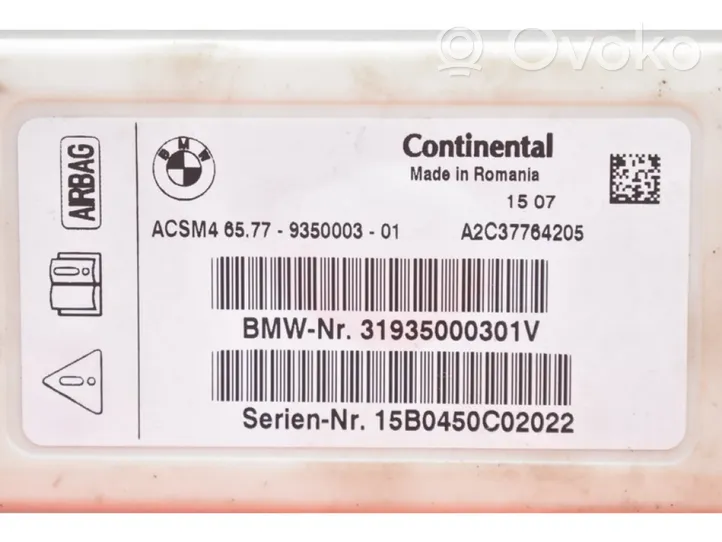 BMW 5 F10 F11 Unidad de control/módulo ECU del motor 9350003
