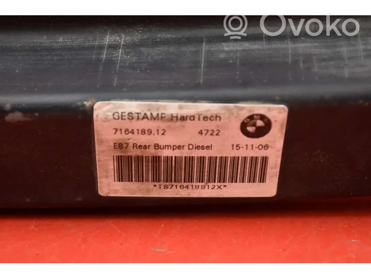 BMW 1 E81 E87 Poutre de soutien de pare-chocs arrière 716418912