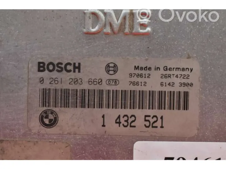 BMW 3 E30 Moottorin ohjainlaite/moduuli (käytetyt) 1432521