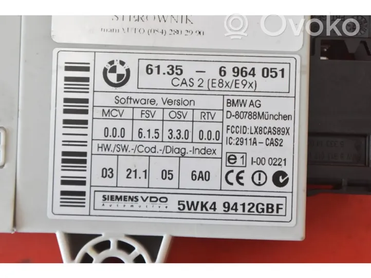 BMW X3 E83 Komputer / Sterownik ECU silnika 6964051