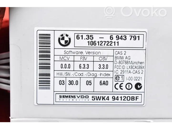 BMW X3 E83 Komputer / Sterownik ECU silnika 6943791