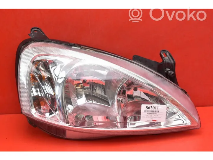 Opel Corsa C Lampa przednia 0000