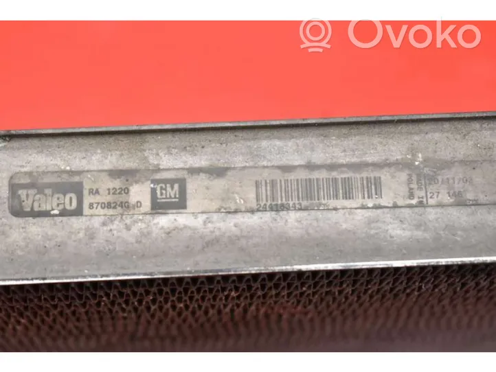 Opel Vectra C Coolant radiator 24418343