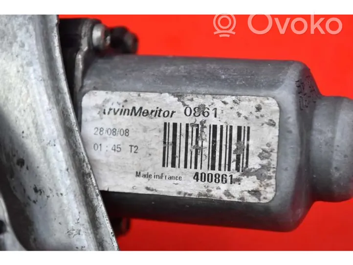 Renault Clio III Mécanisme de lève-vitre avec moteur 8200291147-J