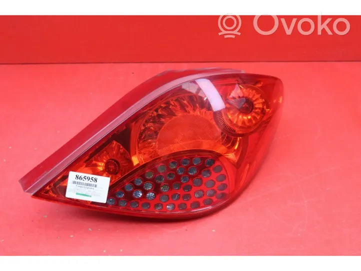 Peugeot 207 CC Rear/tail lights 9649986580