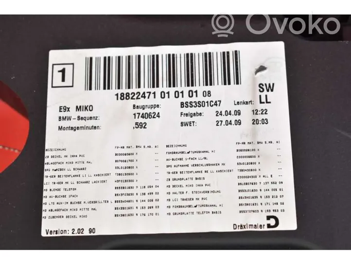 BMW 7 F01 F02 F03 F04 Consola central 116231102