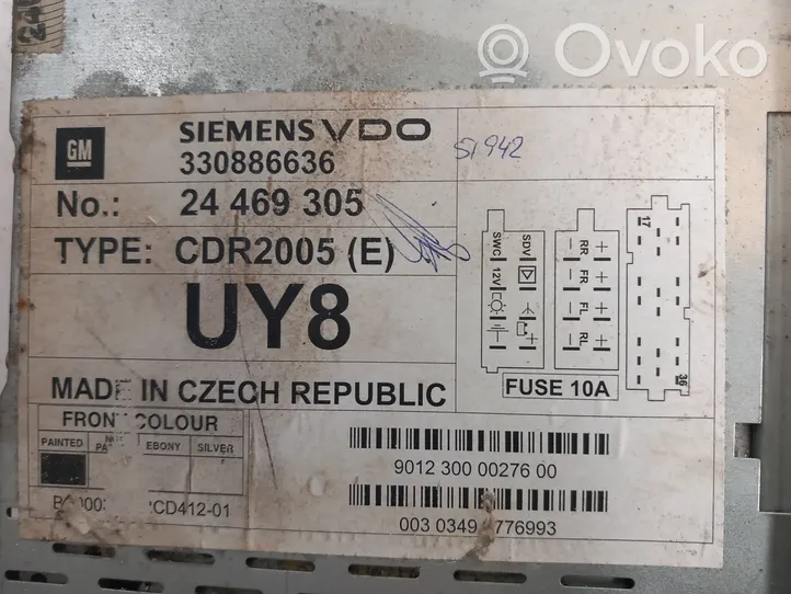 Opel Vivaro Radija/ CD/DVD grotuvas/ navigacija 24469305