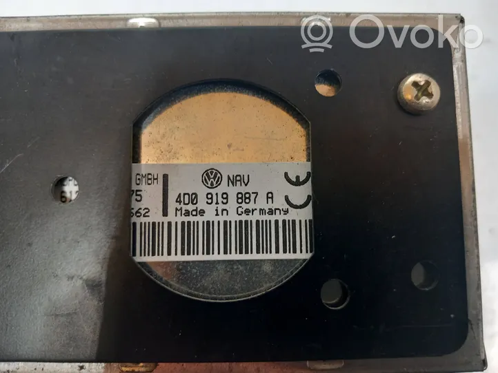 Volkswagen PASSAT B5 GPS navigation control unit/module 4D0919887A