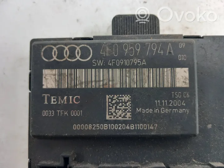 Audi A6 S6 C7 4G Door control unit/module 4F0959794A