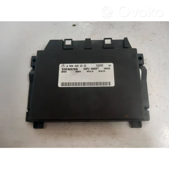 Mercedes-Benz C W203 Module de contrôle de boîte de vitesses ECU A0345454332