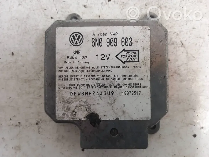 Volkswagen Sharan Sterownik / Moduł Airbag 6N0909603