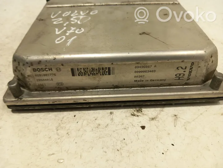 Volvo V70 Calculateur moteur ECU 09496667A