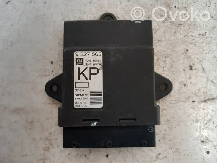 Opel Vectra C Oven ohjainlaite/moduuli 9227562