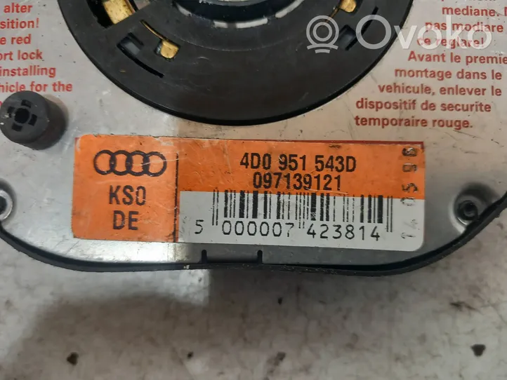 Audi A4 S4 B5 8D Innesco anello di contatto dell’airbag (anello SRS) 4D0951543D