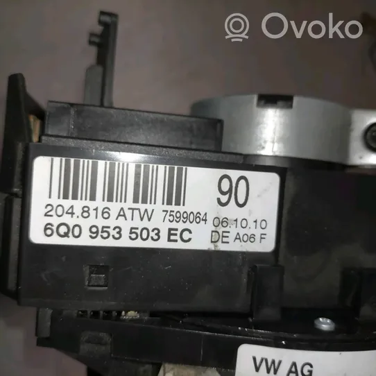 Volkswagen Polo V 6R Monikäyttöinen ohjauskytkin/nuppi 6Q0953513AG9B9