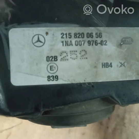 Mercedes-Benz SLK R170 Światło przeciwmgłowe przednie A2158200656