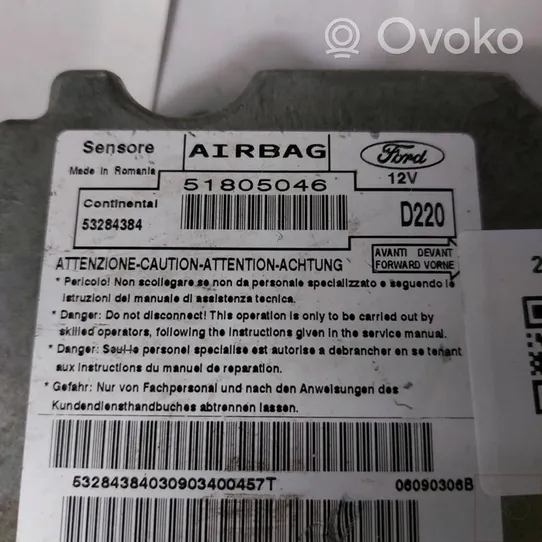 Ford Ka Centralina/modulo airbag 1553992