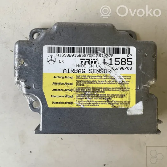 Mercedes-Benz A W169 Airbag control unit/module A1698204085