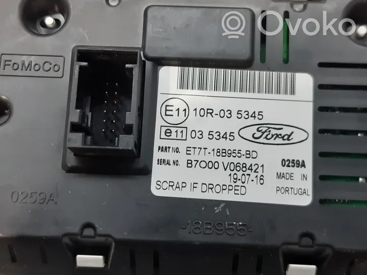 Ford Transit -  Tourneo Connect Monitori/näyttö/pieni näyttö ET7T18B955BD